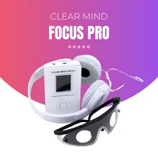 Clear Mind Focus Pro Trainer Neurofeedback System Brain Training Therapy Device