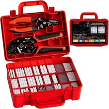 Crimping Tool and JST Connector Kit, 30 Types of 1.0mm JST-SH, 1.25mm JST-GH,...