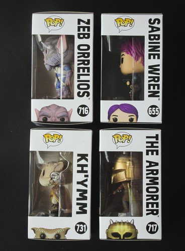 (8) NEU Funko Pop Star Wars Lot - Darth Maul Vs Jinn, Darth Vader, Zeb, Sabine - Bild 9 von 13