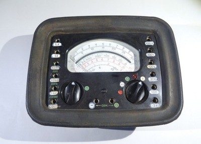 Metrix 462 analoges Multimeter Messgerät Sammler vintage mit Gummischutzrahmen