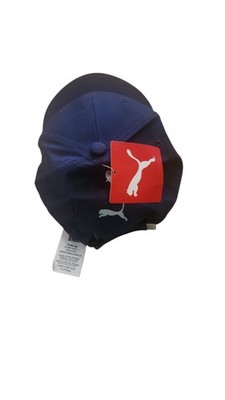 PUMA Navy Blue Adjustable Baseball Cap Men's Sports Casual One Size