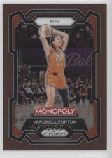2024 Panini Prizm Monopoly WNBA Brown Prizm 129/249 Veronica Burton #1 07qd