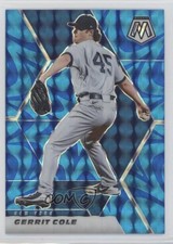 2021 Panini Mosaic Reactive Blue Mosaic Prizm Gerrit Cole #87 06z2