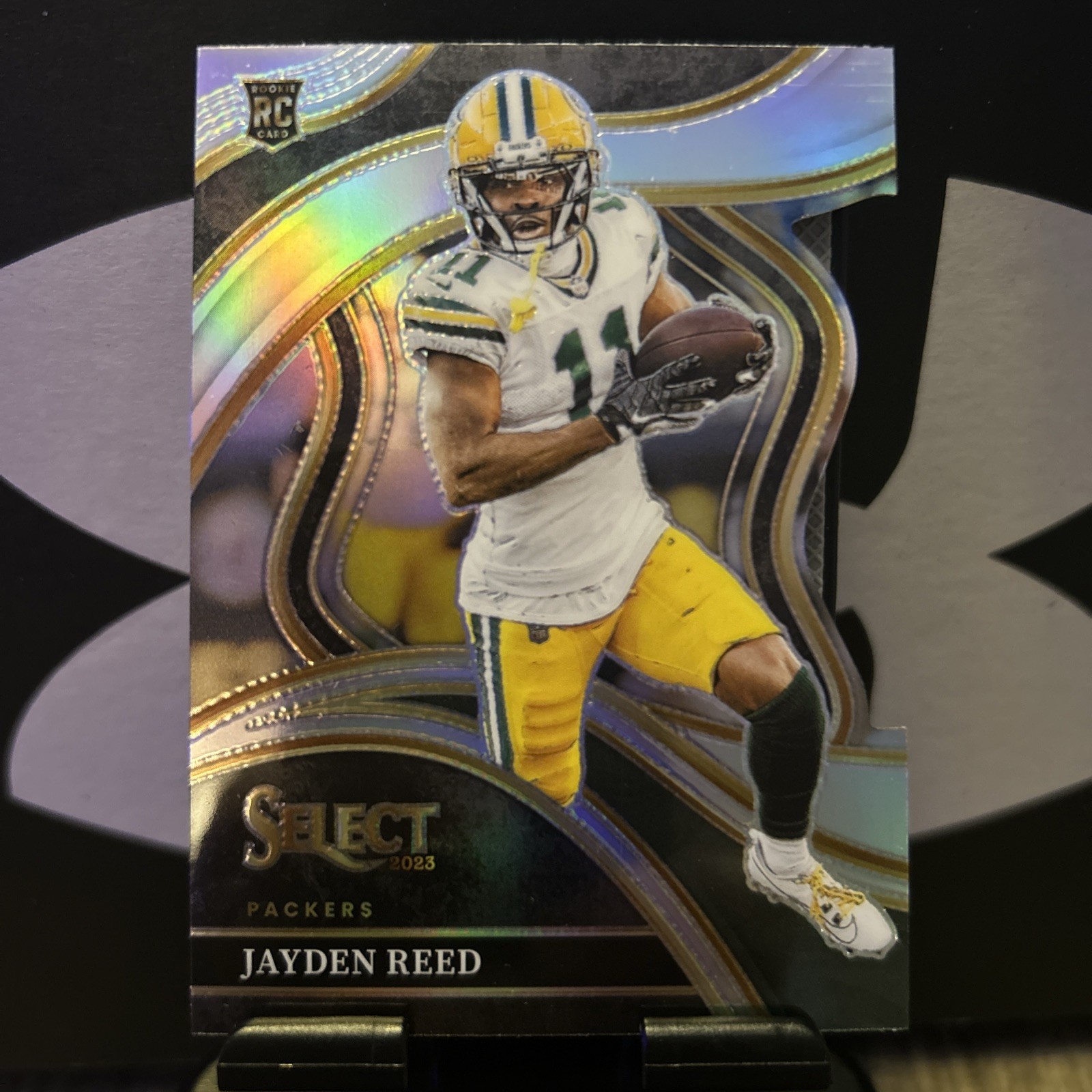 2023 Panini Select - Club Level Jayden Reed #258 Silver Prizm Die-Cut (RC)