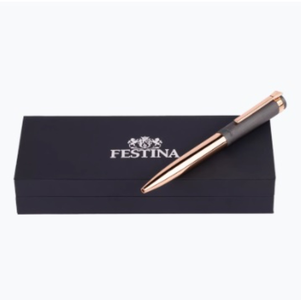 Pen FESTINA Grey And Gold Pink Fws4107/D Prestige