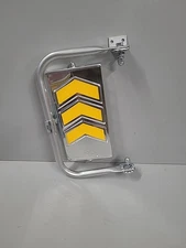 NOS Re-Trac WEST COAST Jr. ALUMINUM TRUCK MIRROR 10x5 With Bracket Ford Chevy