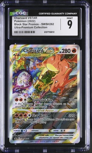 CGC 9 MINT Charizard VSTAR SWSH262 PROMO Ultra-Premium UPC Pokemon Card