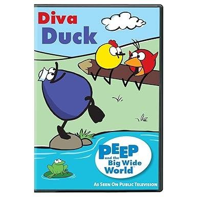 Peep and the Big Wide World Diva Duck DVD 2014 Joan Cusack