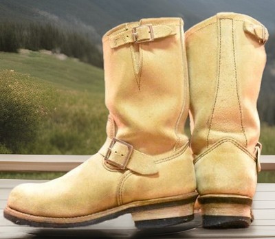 Red Wing 8268 Engineer Boots 7.5D PT99 Roughout Hawthorne Red Wing 8268 Engineer Boots 7.5D PT99 Roughout Hawthorne