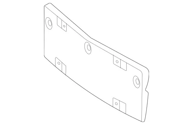Genuine Mercedes-Benz 2020-2023 GLB250 License Bracket 247-880-42-00