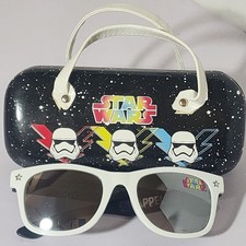 SET-Kids Star Wars Stormtrooper Sunglasses PLUS Clamshell Case Mirrored Appel