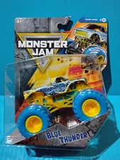 2026 SPIN MASTER MONSTER JAM SERIES 45 BLUE THUNDER BLUE/YELLOW SPEED SHRED 
