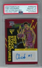 2022-23  FLUX HOT STOCK- RED SIG CHET HOLMGREN RC AUTO 36/49 PSA 10 POP 3