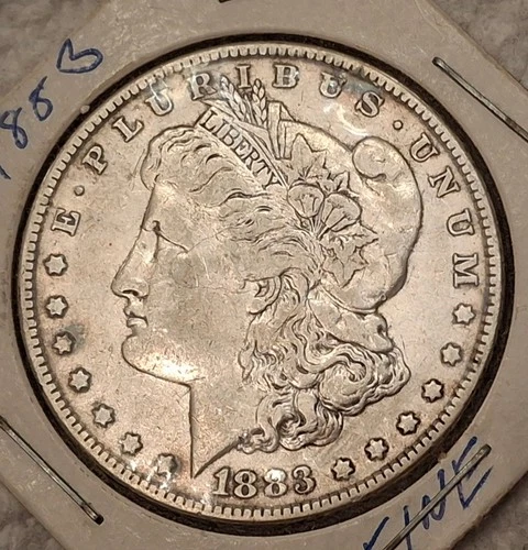 1883 Morgan Silver Dollar 25g (.86 oz) Silver Content VG+  ($94 oz)