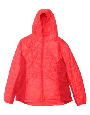 Mountain Warehouse wattierte Damenjacke mit Kapuze UK 16 Large rot Polyester AD05