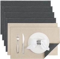 Tischsets Abwaschbar Doppelseitig Platzdecken Platzset FüR KüChe Esszimmer