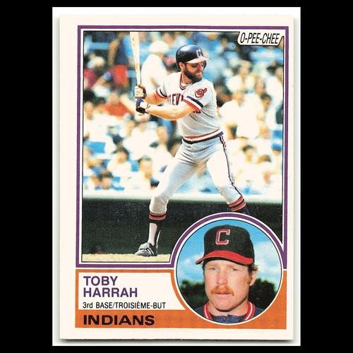 Toby Harrah #356 1983 O-Pee-Chee Cleveland Indians Baseball Card MLB NM