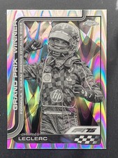 2025 Topps Chrome Formula 1 F1 Charles Leclerc Black White Raywave #108