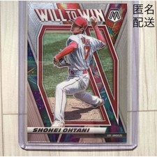 Shohei Ohtani PANINI Mosaic WTW8 060 Baseball Card Used Card