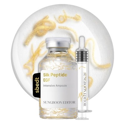 Glow Intensive Silk Peptide EGF Ampoule, Copper Peptides Serum for Face with ...