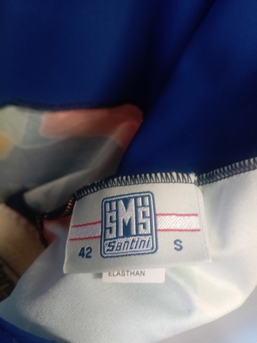 Bavoir Et Short Cyclisme Mapei Santini Vintage Années 90 - Tenue De Vélo Rétro, Origine Italie