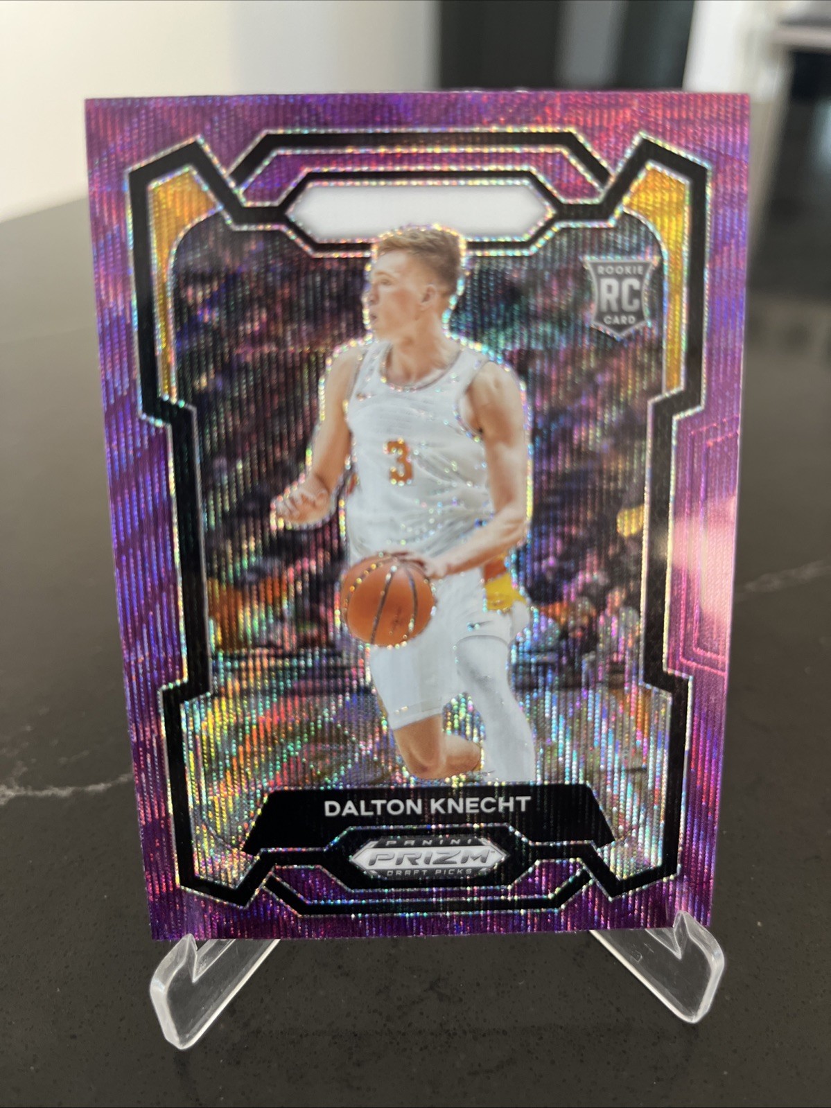 2024-25 Panini Prizm Draft Picks - Dalton Knecht #50 Purple Wave Prizm (RC)