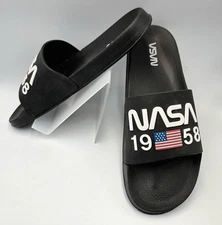 IFARADAY NASA 1958 Slides Active Sandals Mens 11 Women 13 Apollo 11 Coordinates