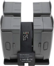 Hanatora 4 in 1 Foldable Battery Charging Hub for DJI Mavic 2 Platinum,White 