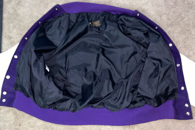 Vintage SKOOKUM Wool & Leather Varsity Purple LETTERMAN Vintage SKOOKUM Wool & Leather Varsity Purple LETTERMAN