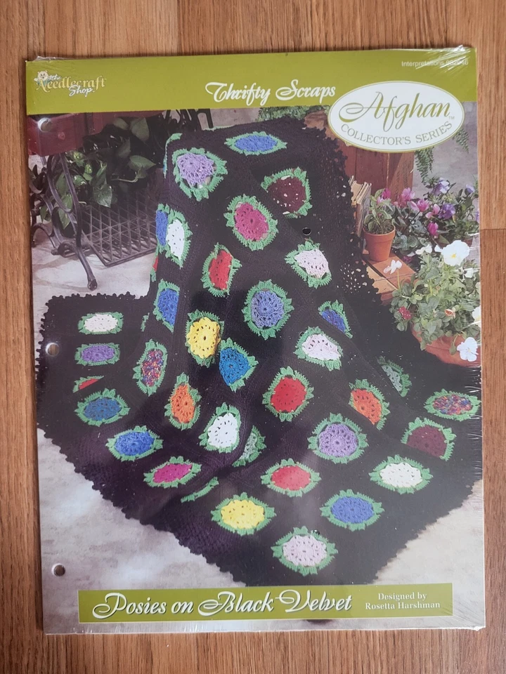 Lot 11+ Needlecraft Shop Afghan Patterns Collectors Series Thrifty Scraps - Image 3 of 4