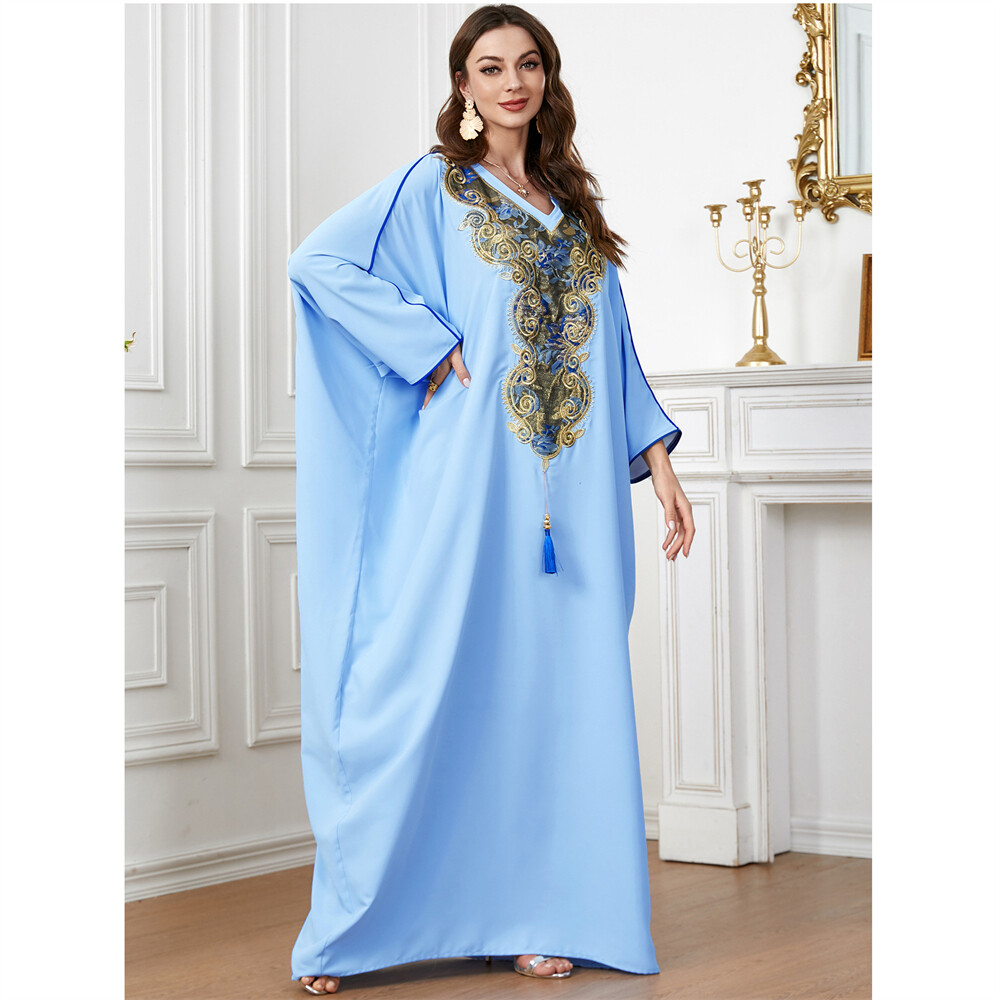 knee length dresses for ladies White Lace Trim O Neck Puff Long Sleeve Cinched Waist A-Line Ruffled Hem Plus Size Formal Lace Maxi Dress(Yellow/L)