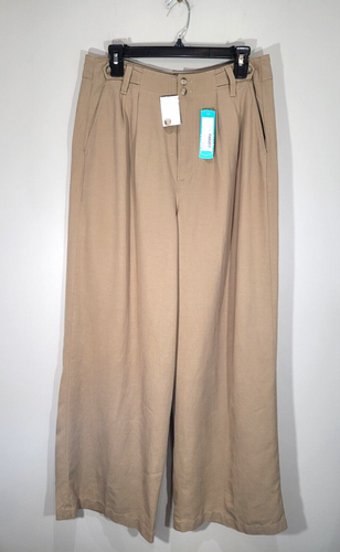 MADEWELL NWT $118 Seed Khaki Harlow Wide-Leg Pant reg. 10 NG521
