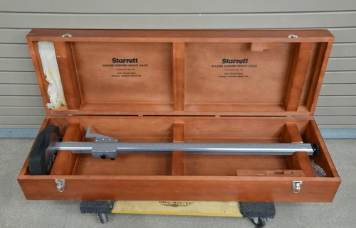 New Starrett Cat.254 Master Vernier Height Gage 0"-38" Measurement 0.001" Grad.