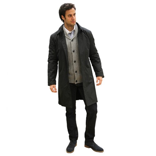 Men's black Carter \u0026 Jones rain coat S 
