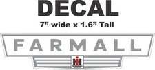 1 Gray International Harvester Ih Tractor Farmall Vinyl Decal