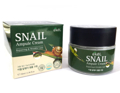 [EKEL] Horse Oil MAYU & Hyaluronic Acid & Snail & Collagen Ampule Cream 70ml 
