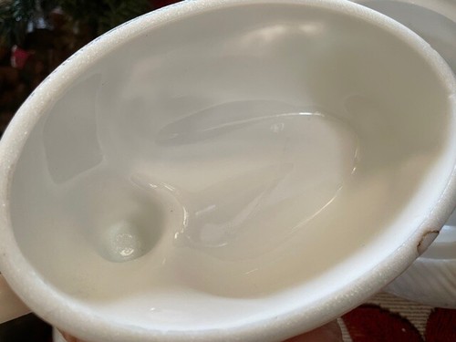 Plato de pato nadador de vidrio de leche Westmoreland de colección TAL CUAL - Imagen 11 de 12