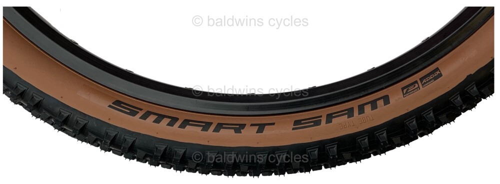 PNEUMATICO E TUBO Schwalbe SMART SAM 29 x 2,60 bronzo per mountain bike da parete foto 5