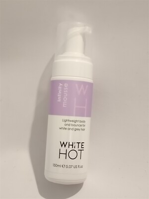 White Hot Infinity Mousse 150ml leichter Körper & Sprungkraft für weißes/graues Haar
