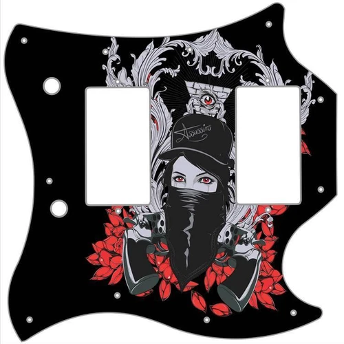 SG Standard Pickguard Custom Gibson Graphical Guitar Pick Guard Masked Assasin