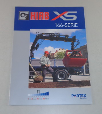 Brochure Hiab Truck Loading Crane XS-166 Series Stand 08/2000