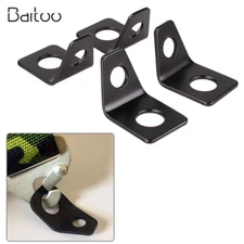 4PCS 4 Point Seat Belt Mounting 90 Degree Angle Brackets Kit Seat Belt L-Bracket
