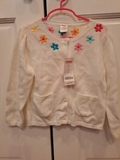 Gymboree Girls Size 4T Sweater Flowers NWT
