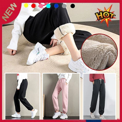 Legging Chauffant Femme Doublé Polaire - Pantalon D'hiver Taille Haute Velours Côtelé - Confort Chaud Extensible Pour Maison Et Extérieur