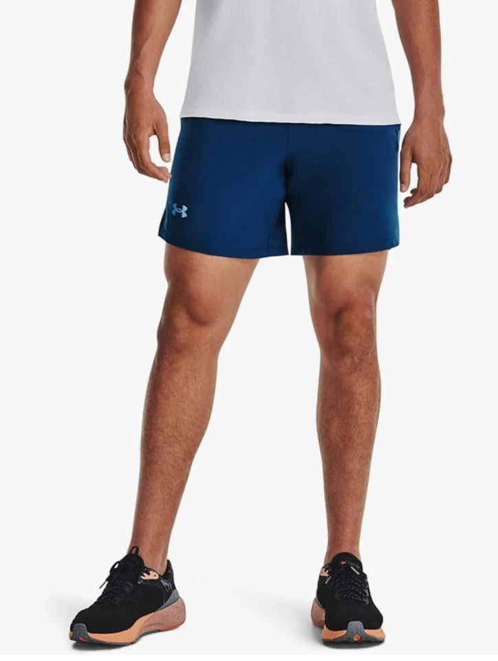 Pantalones cortos de running Under Armour Launch de 7 pulgadas con forro para hombre talla 3XL Foto 3 de 4