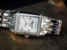 2000’s Jaeger-LeCoultre Reverso Gran Sport Duetto Day & Night Diamond Bezel