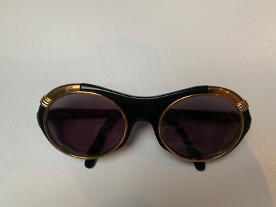 Cartier サングラス 1991年製 黒 Cartier Diabolo Sunglasses Vintage 53mm 21 130 1991 Black Gold