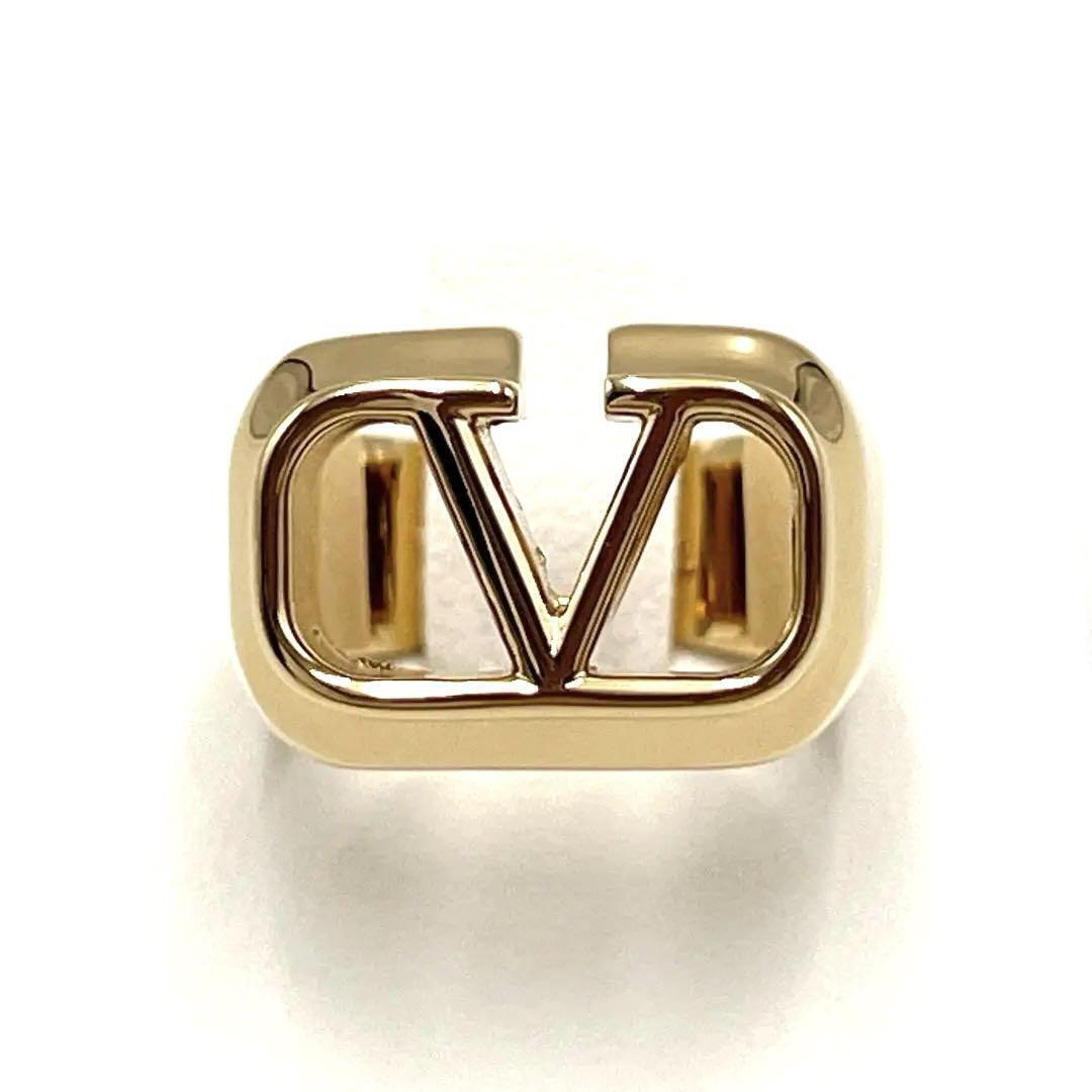 VALENTINO GARAVANI Women's V Logo Signature Ring US size 6 VALENTINO GARAVANI Women's V Logo Signature Ring US size 6