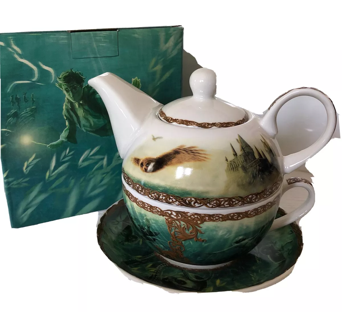 Litjoy Harry Potter Teapot Set Triwizard Tournament Exclusive Tea for One  Boxed