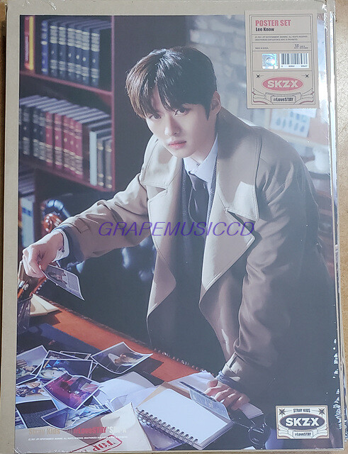 Stray Kids 1ST #LoveSTAY SKZ-X OFFICIAL GOODS POSTER SET NEW